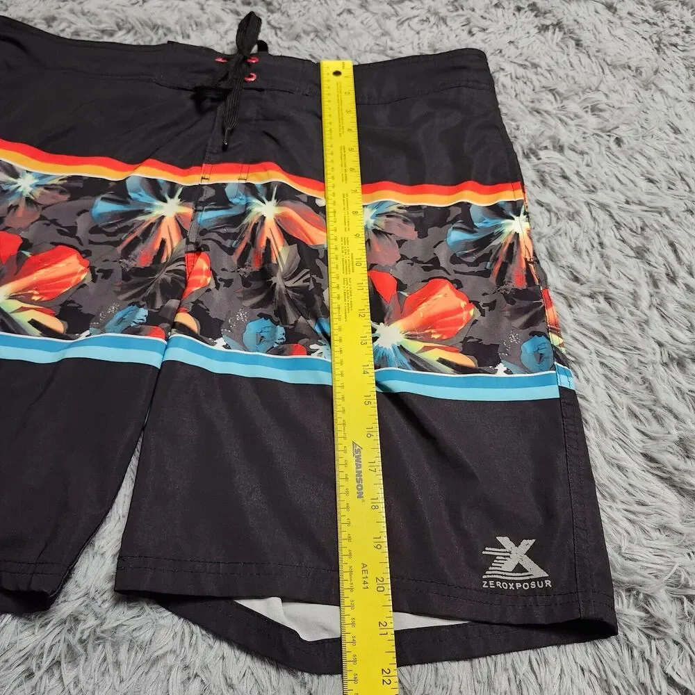 Zeroxposur Board Shorts Mens Size‎ XL Lined Swim Surfing Swimming Beach Pockets